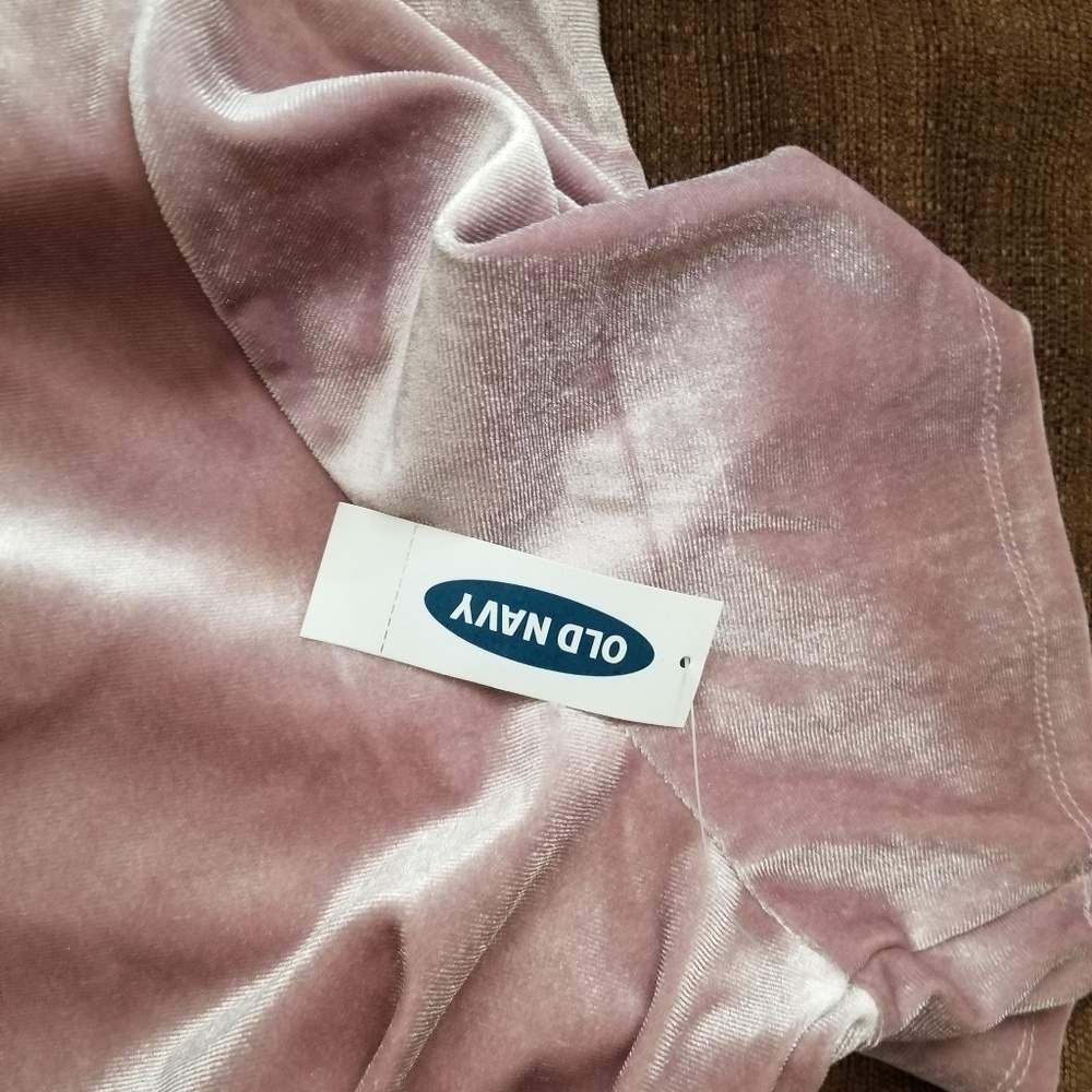 Old Navy Velvet top relaxed fit - Picture 2 of 3